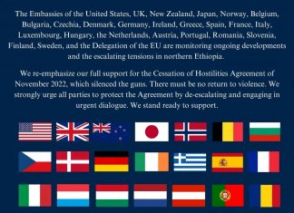 የአውሮፓ ኅብረት እና የተለያዩ ሀገራት ኤምባሲዎች በትግራይ ያለውን ጉዳይ በትኩረት እየተከታተሉት መኾኑን ገለጹ።