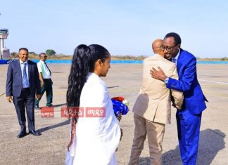 የውጭ ጉዳይ ሚኒስትር ጌዲዮን ጢሞቴዎስ (ዶ.ር) የልማት ሥራዎችን ለመመልከት ባሕር ዳር ከተማ ገቡ።