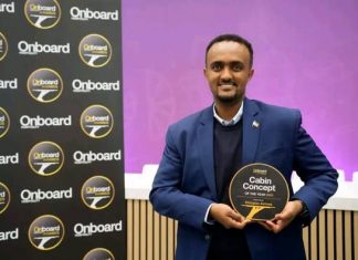 የኢትዮጵያ አየር መንገድ ተሸለመ።