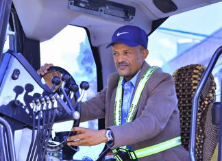 ርእሰ መሥተዳድር አረጋ ከበደ የጋሸና- ላሊበላ- ብልባላ- ሰቆጣ አስፋልት መንገድ ግንባታ ፕሮጀክት ቀሪ ሥራዎች ማጠናቀቂያ ሥራን አስጀመሩ።