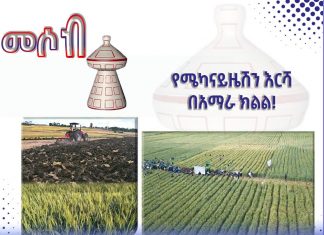 የሜካናይዜሽን እርሻ በአማራ ክልል!