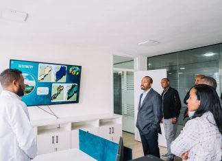 ጠቅላይ ሚኒስትር ዐቢይ አሕመድ (ዶ.ር) ዛሬ የኢትዮጵያ ስፔስ ሳይንስና ጂኦስፓሻል ኢንስቲትዩትን ጎበኙ።