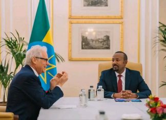 ጠቅላይ ሚኒስትር ዐቢይ አሕመድ(ዶ.ር) ከዊ ቢውልድ ግሩፕ ዋና ሥራ አሥፈጻሚ ፔይትሮ ሳሊኒ ጋር ተወያዩ።