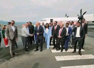 ምክትል ጠቅላይ ሚኒስትር ተመስገን ጥሩነህ ጅማ ገቡ።