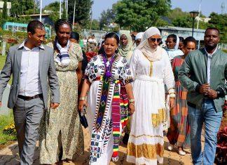 ሥልጠና እየወሰዱ የሚገኙት ሴት አምባሳደሮች የባሕር ዳር ከተማን የልማት ሥራዎች ጎበኙ።