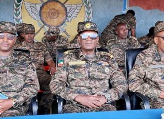 የብርሸለቆ መሠረታዊ የውትድርና ትምህርት ቤት ለ2ኛ ዙር ያሠለጠናቸውን የመከላከያ ሠራዊት አመራሮች እያስመረቀ ነው።