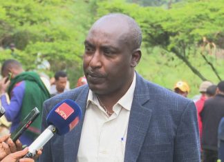 የአንድ ጀንበር አረንጓዴ አሻራ መርሐ ግብር በምሥራቅ ጎጃም ዞን የተለያዩ አካባቢዎች እየተካሄደ ነው።