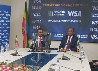 ዓባይ ባንክ እና ቪዛ ኢንተርናሽናል ለአምስት ዓመታት አብሮ ለመሥራት የሚያስችል ስምምነት ተፈራረሙ።