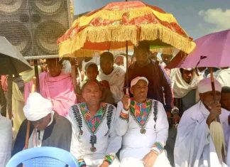 የመስቀል ደመራ በዓል በሞጣ ከተማ እየተከበረ ነው።