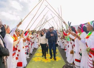 ጠቅላይ ሚኒስትር ዐቢይ አሕመድ (ዶ.ር) በባሌ ዞን በመገንባት ላይ ያለውን የዲንሾ ሎጅ እና የጌሴ የሳርምድርን ጎበኙ።