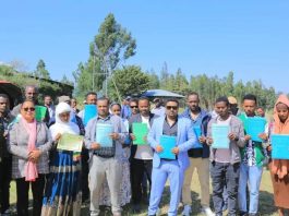 በሥርዓተ ምግብ ሞዴል የኾኑ መንደሮች ተመረቁ።