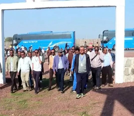 የፌዴራል እና የክልል ከፍተኛ የመንግሥት የሥራ ኀላፊዎች የልማት ሥራዎችን እየጎበኙ ነው።