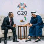 ጠቅላይ ሚኒስትር ዐቢይ አሕመድ (ዶ.ር) ከአቡዳቢ ልዑል አልጋ ወራሽ ሼክ ካሌድ ቢን መሐሙድ ቢን ዛይድ አልናህያን ጋር ተወያዩ። FB_IMG_1763822713706