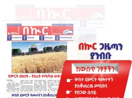በኩር ጋዜጣ ኀዳር 15/2018 ዓ.ም