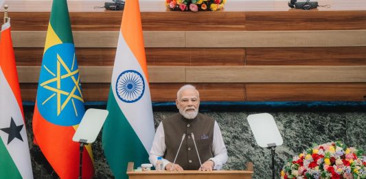 ሕንድ ለኢትዮጵያ የልማት ጉዞ ድጋፍ እንደምታደርግ ጠቅላይ ሚኒስትር ናሬንድራ ሞዲ ገለጹ።