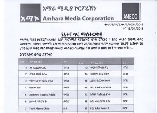 የፈተና ጥሪ ማስታወቂያ