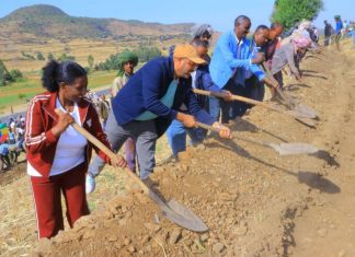 የተፈጥሮ ሃብት ጥበቃ ሥራ የአፈር ለምነትን ጨምሯል።