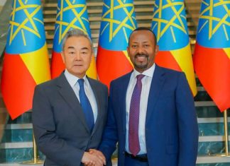 ጠቅላይ ሚኒስትር ዐቢይ አሕመድ(ዶ.ር) የቻይና የውጭ ጉዳይ ሚኒስትር ዋንግ ይን ተቀበሉ።