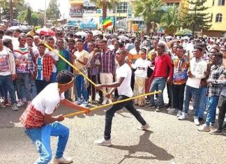 “ሰይ ሰይ” የጎንደር ጥምቀት ልዩ ትዕይንት!