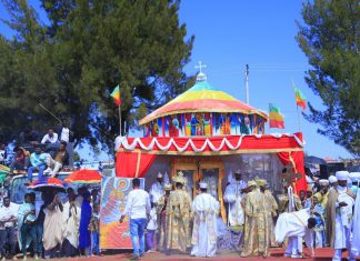 ደብረ ታቦር ለቅዱስ መርቆርዮስ በዓል ተሰናድታ እንግዶቿን እየጠበቀች ነው።