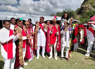 የቅዱስ መርቆሬዎስ ዓመታዊ ክብረ በዓል በእስቴ ዴንሳ እየተከበረ ነው።