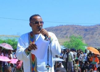 በምሥራቅ ጠለምት ወረዳ ዲማ ከተማ የሕወሃትን ትንኮሳ የሚያወግዝ ሰልፍ ተካሄደ።