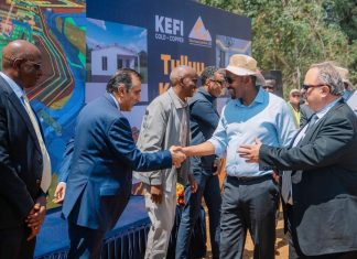 ጠቅላይ ሚኒስትር ዐቢይ አሕመድ (ዶ.ር) የቱሉ ካፒ የወርቅ ልማት ፕሮጀክትን ጎበኙ።