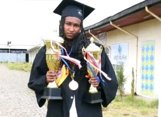 የ51 A+ እና የሁለት ዋንጫዎች ባለክብር ሴት ከመቅደላ አምባ ዩኒቨርሲቲ!