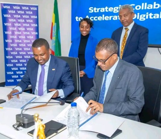አማራ ባንክ እና ቪዛ ኩባንያ የዲጂታል ክፍያ ሥርዓትን ለማዘመን ስልታዊ አጋርነት መሠረቱ።