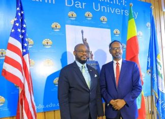 በኢትዮጵያ የአሜሪካ አምባሳደር ኤርቪን ማሲንጋ ባሕር ዳር ዩኒቨርሲቲን ጎበኙ።