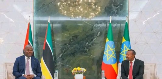 የሞዛምቢክ ፕሬዝዳንት ዳንኤል ፍራንሲስኮ ቻፖ አዲስ አበባ ገቡ።