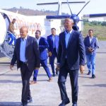 ርእሰ መሥተዳድር አረጋ ከበደ የልማት ሥራዎችን ለማስጀመር ጎንደር ገቡ። 1779587367864