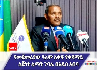 የመጀመሪያው ዓለም አቀፍ የቀዳማይ ልጅነት ልማት ጉባኤ በአዲስ አበባ ሊካሄድ ነው።