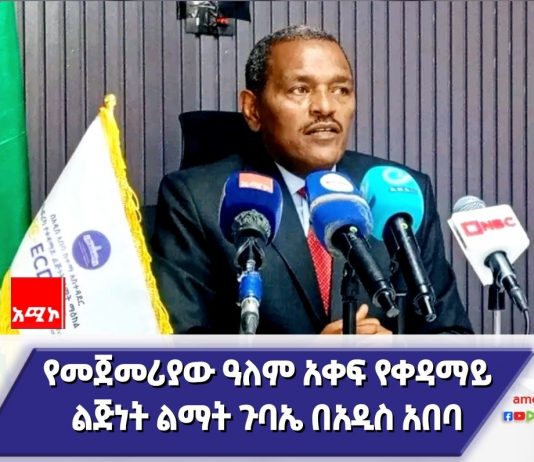 የመጀመሪያው ዓለም አቀፍ የቀዳማይ ልጅነት ልማት ጉባኤ በአዲስ አበባ ሊካሄድ ነው።