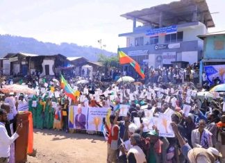 ነጻ እና ዴሞክራሲያዊ ምርጫ እንዲካሄድ እንሠራለን።
