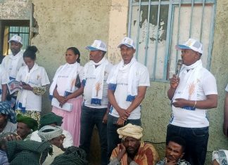 አርሶ አደሮች ጭምር በንቃት የተሳተፉበት የብልጽግና ፓርቲ የምርጫ ቅስቀሳ በአንዳቤት!