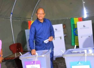የሕዝብ ተወካዮች ምክር ቤት ዋና አፈ ጉባኤ ታገሰ ጫፎ ድምጻቸውን ሰጡ