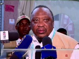 “ምርጫው በሰላም እና በሥርዓት እየተካሄደ ነው” ኡሁሩ ኬንያታ