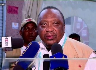 “ምርጫው በሰላም እና በሥርዓት እየተካሄደ ነው” ኡሁሩ ኬንያታ