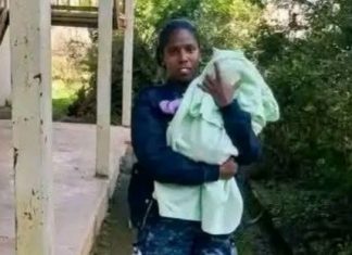 የ12ኛ ክፍል ተፈታኝ ተማሪዋን ልጅ አቅፋ ያስፈተነችው የፌዴራል ፖሊስ አባል