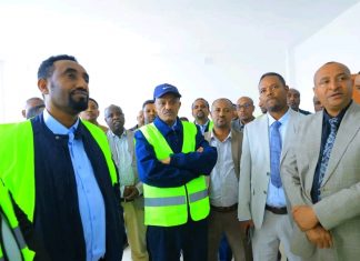 ርእሰ መሥተዳድር አረጋ ከበደ በደብረ ማርቆስ ከተማ እየተሠሩ የሚገኙ የልማት ሥራዎችን ጎበኙ።