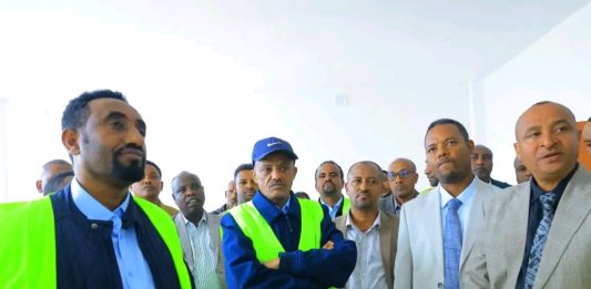 ርእሰ መሥተዳድር አረጋ ከበደ በደብረ ማርቆስ ከተማ እየተሠሩ የሚገኙ የልማት ሥራዎችን ጎበኙ።