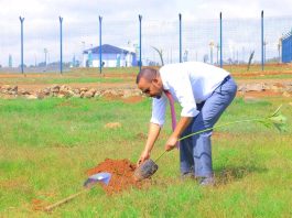 ጠቅላይ ሚኒስትር ዐቢይ አሕመድ ( ዶ.ር) በደብረ ማርቆስ ከተማ ችግኝ ተከሉ።