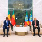 የቤኒን ሪፐብሊክ ፕሬዝዳንት ሮሙዋልድ ዋዳግኒ አዲስ አበባ ገቡ። FB_IMG_17839233193301633