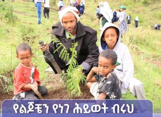 «ዛሬ የማሳርፈው አሻራ የልጆቼን የነገ ሕይወት ብሩህ ያደርጋል» የኮምቦልቻ ከተማ ነዋሪ