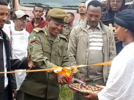 በዳንግላ ወረዳ ለተገነቡ መሠረተ ልማቶች የመከላከያ ሠራዊትና የክልሉ የጸጥታ ኀይል ሚና ከፍተኛ ነው።