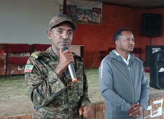 ምሥራቅ ዕዝ ዞብል ክፍለ ጦር በሰከላ ወረዳ ያሠለጠናቸውን የሰላም አሥከባሪዎች አስመረቀ።
