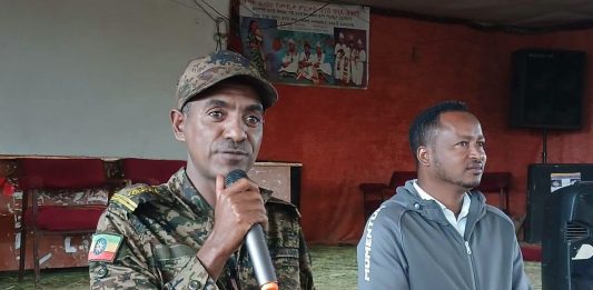 ምሥራቅ ዕዝ ዞብል ክፍለ ጦር በሰከላ ወረዳ ያሠለጠናቸውን የሰላም አሥከባሪዎች አስመረቀ።