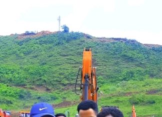 ርእሰ መሥተዳድር አረጋ ከበደ በመጠናቀቅ ላይ ያለውን የመገጭ ግድብ ጎበኙ።