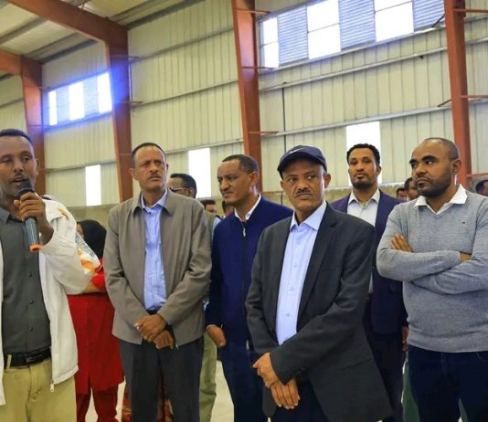 ርእሰ መሥተዳድር አረጋ ከበደ በባሕር ዳር ከተማ የሚገኙ ኢንዱስትሪዎችን ጎበኙ።